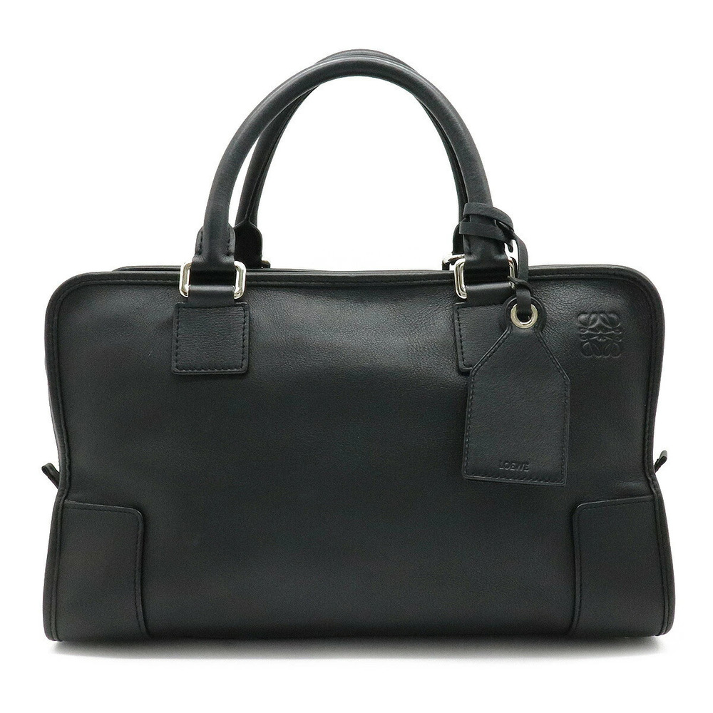 Loewe Amazona Handbag Boston Bag Leather Black